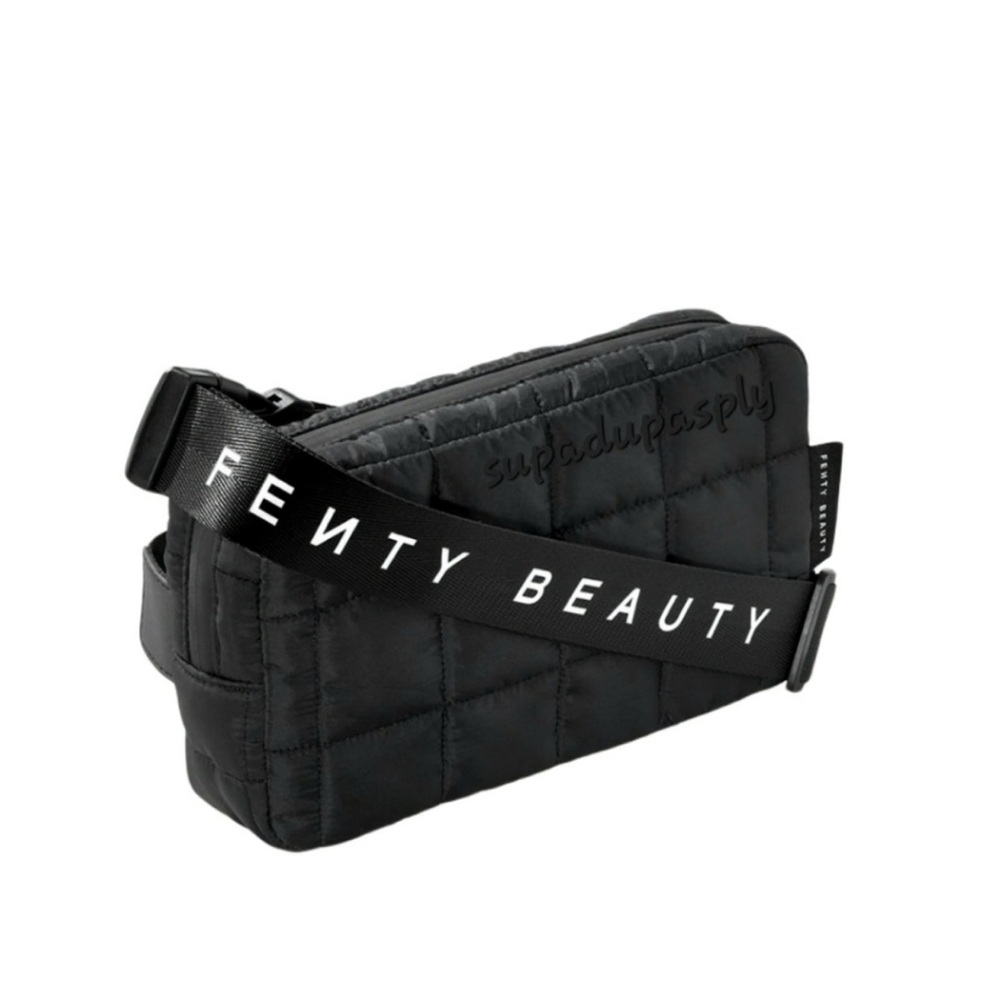 Fenty Beauty Quilted Black Crossbody Bag